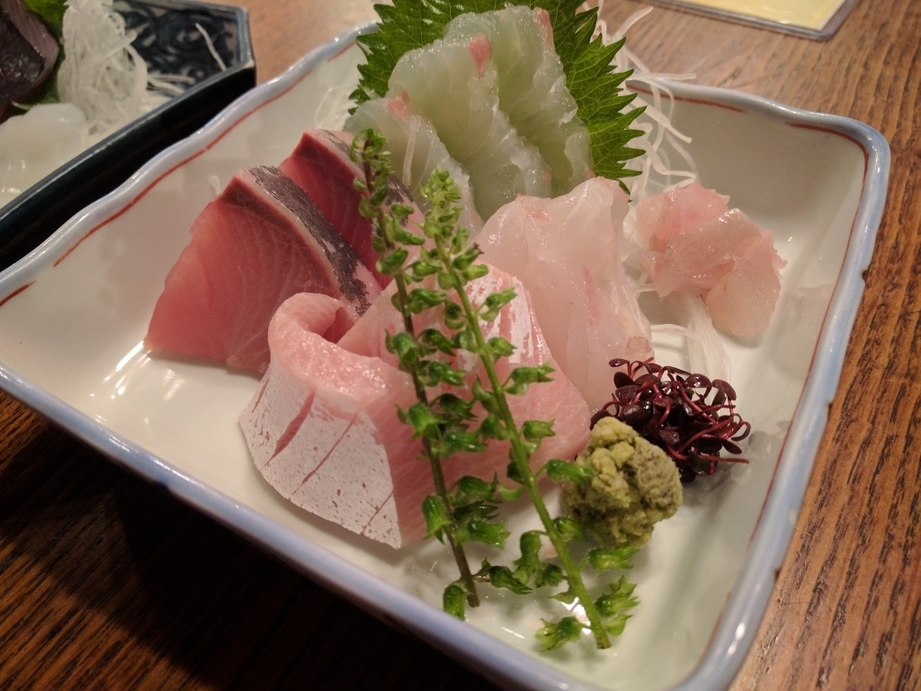 Set of fresh Sashimi